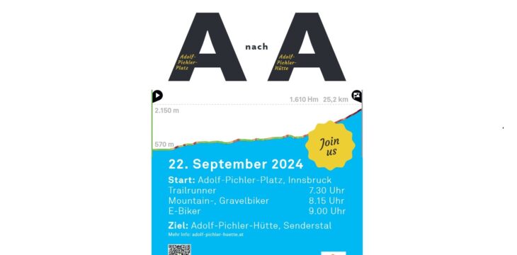 Von A nach A – ein Lauf- und Bike-Event am 22.9.